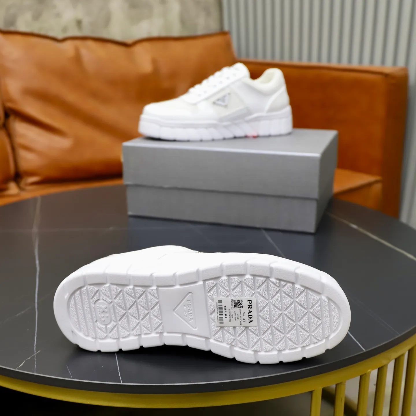 Ex-factory price 560💰[PRADA] Men's shoes are popular in the counter, official website synchronization, 1 high-quality shipment ✔️Original cowhide + cowhide lining, 1🆚1 replica, original sole, 38-45 (45 customized, non-refundable)